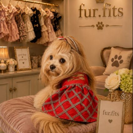 Dog party wear dress